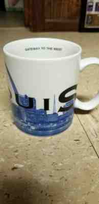 Starbucks Barista St Louis Skyline Series One 2002 Large Coffee Mug - Sold on eBay Oct, 21st 2018 for $8.99