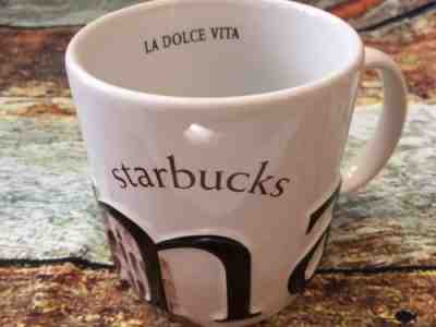 RARE Starbucks Mug Barista Series ROMA LA DOLCE VITA Italian Edition 2002 EUC - Sold on eBay Oct, 21st 2018 for $44.99