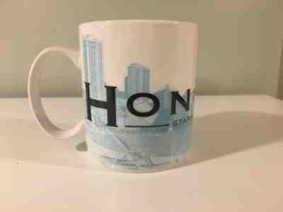 STARBUCKS Barista 2002 Honolulu Aloha Coffee Cup Skyline Series One Mug - Sold on eBay Oct, 17th 2018 for $10.00