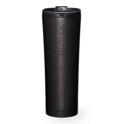 NEW STARBUCKS LIMITED EDITION MATTE BLACK STAINLESS STEEL TRAVEL TUMBLER MUG 20 - Sold on eBay Nov, 11th 2018 for $49.99