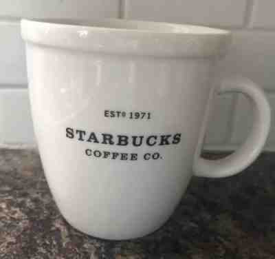 Starbucks Mug 2001 Large Barista Starbucks Coffee Co Est 1971 - Sold on eBay Nov, 17th 2018 for $6.00