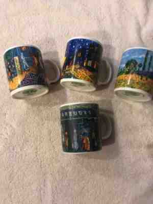4 STARBUCKS Mugs VanGogh Matisse Monet Burrows Plus Bonus Pike Place Market 1971 - Sold on eBay Oct, 20th 2018 for $44.99