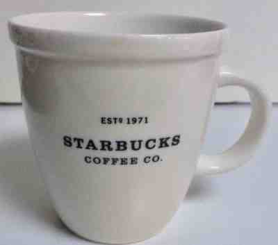 2001 NEW Starbucks ‘Barista’ ABBEY 16oz Coffee Mug - Est 1971 - Sold on eBay Oct, 17th 2018 for $14.95
