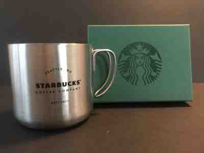 Starbucks Est 1971 Stainless Steel 2016 Silver Coffee Mug Cup 12 oz *NEW in BOX* - Sold on eBay Sep, 30th 2018 for $19.99