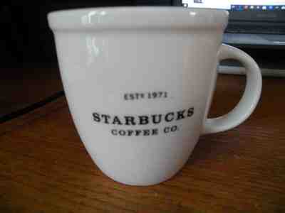 Starbucks Mug Barista Est'd 1971 Mini Abbey 6oz White Coffee Mug Cup (2002) - Sold on eBay Sep, 24th 2018 for $11.99
