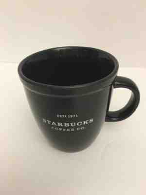 Starbucks Mug Black 2002 Barista EST 1971 Starbucks Coffee Co. 18 oz - Sold on eBay Sep, 19th 2018 for $12.00