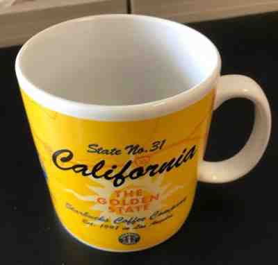 Starbucks 1999 Mug California State #31 The Golden State Est 1991 in LA 20 fl oz