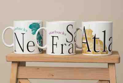 Starbucks 1994 City Mug Lot of 3 Collector Atlanta San Francisco New York 20 oz - Sold on eBay Nov, 16th 2018 for $32.00