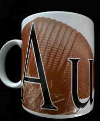 Starbucks Austin City Mug Collector Series 1994 armadillo  Texas 20 oz - Sold on eBay Nov, 15th 2018 for $13.99