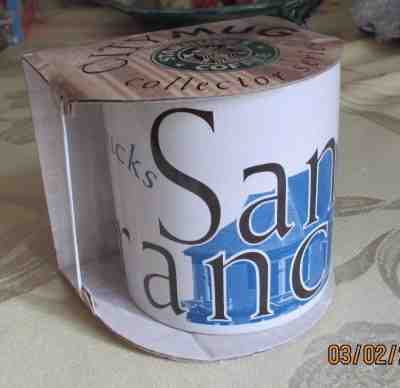 Unused Starbucks City Mug San Francisco Blue Houses Large 20 Oz 1994 - Sold on eBay Nov, 9th 2018 for $14.99