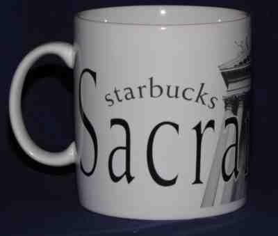 SACRAMENTO Starbucks Mug - City Mug Series - 1994 - USA Seller  - NWOT - Sold on eBay Oct, 26th 2018 for $22.05