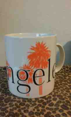 Starbucks City Mug Extra Lg. Coffee Cup Los Angeles Calif. 1994 Collector Series - Sold on eBay Oct, 25th 2018 for $13.99