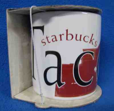 TACOMA  Starbucks Mug - City Mug Series - 1994 - USA Seller  - NIB - Sold on eBay Oct, 16th 2018 for $32.50