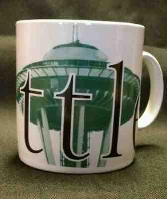 STARBUCKS 1994 CITY MUG COLLECTOR SERIES - Seattle Space Needle 20 Oz. - Sold on eBay Oct, 14th 2018 for $19.50