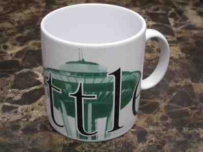 Starbucks Coffee CITY MUG Collector Series SEATTLE 1994 Original - Large 20oz - Sold on eBay Oct, 12th 2018 for $4.00
