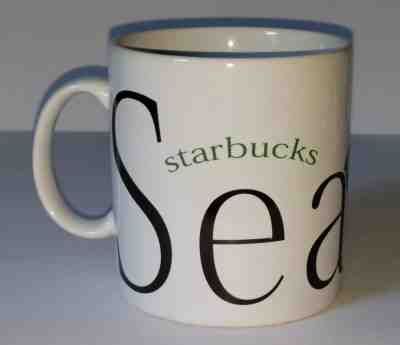 STARBUCKS 1994 ~ Seattle ~ City Mug Collector Series ~ 16 Ounce ~ EUC - Sold on eBay Sep, 17th 2018 for $3.95