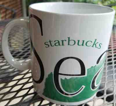 Vintage STARBUCKS Seattle CityMug Coffee Mug Cup 1994 Jerry Greer Jan Belson - Sold on eBay Sep, 16th 2018 for $3.31