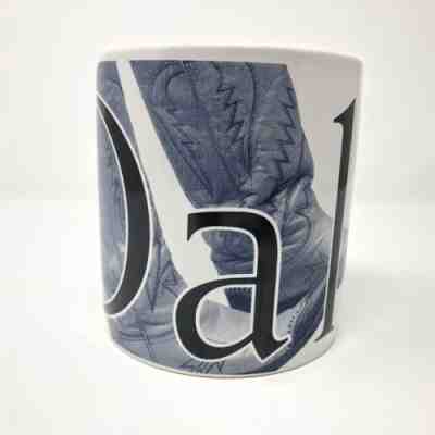 Starbucks City Mug 1994 Dallas Coffee Cup White Black Blue Boots 20oz   - Sold on eBay Aug, 24th 2018 for $19.99