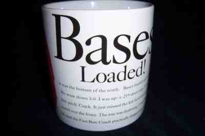STARBUCKS 1996 MUG 16oz Bases Loaded Baseball SPORT MUG Collector Series REDUCED - Sold on eBay Oct, 14th 2018 for $10.00