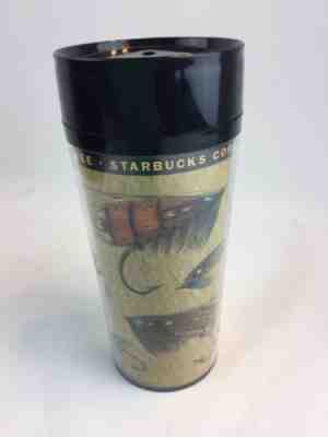 USA 1997 Fly Fishing Starbucks Coffee Travel Mug Tumbler 16oz ThermoServ - Sold on eBay Nov, 14th 2018 for $16.53