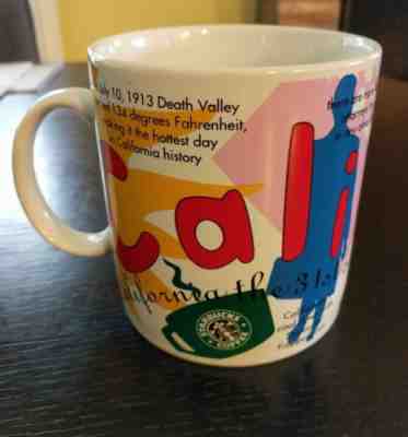 Oversize State of Bean STARBUCKS MUG CALIFORNIA 1997 - Sold on eBay Nov, 5th 2018 for $10.00