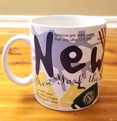 Original Starbucks City Mug States of Bean New York City Jan Belson 1997 MINT - Sold on eBay Aug, 26th 2018 for $2.75