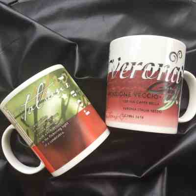 Vintage Starbucks 1998 Mugs - Caffe Verona & Italian Roast Cup Set (2) - Sold on eBay Oct, 16th 2018 for $23.00