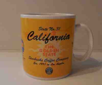 Starbucks California Golden State Collage Series Coffee Mug 1999 20 oz. New - Sold on eBay Oct, 5th 2018 for $25.00