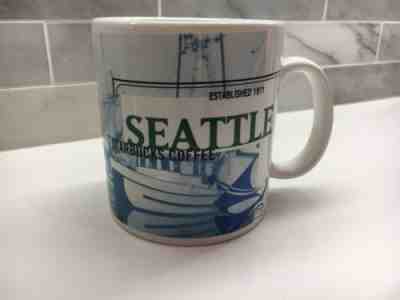 Starbucks 1999 City Mug SEATTLE Collector Series 18oz Pike Place Vtg Landmark - Sold on eBay Sep, 17th 2018 for $9.99