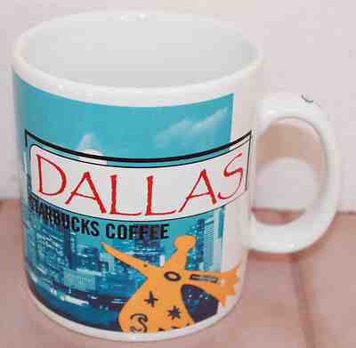 Starbucks City Scenes Dallas Texas 1999 Series City Coffee Mug Cup 20 oz. - Sold on eBay Sep, 13th 2018 for $10.50