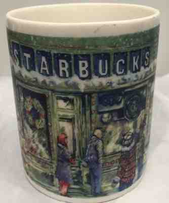 Starbucks Holiday Mug Pikes Place First Store Market Scene Christmas 12 Oz 2000 - Sold on eBay Nov, 15th 2018 for $6.97