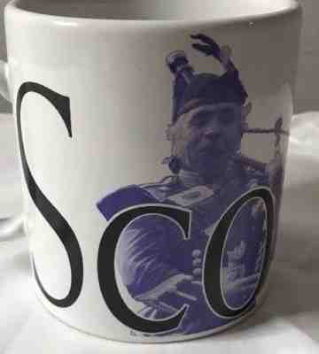 Starbucks SCOTLAND City Mug Collector Series 2000  Vintage 16oz Mug Bagpipes - Sold on eBay Sep, 24th 2018 for $20.00