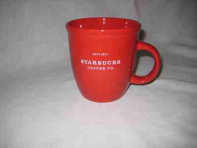 Starbucks Est 1971 Barista 2001 Red Coffee Mug  16 oz. EUC - Sold on eBay Nov, 12th 2018 for $9.99