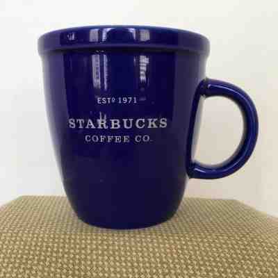 Starbucks Est 1971 Abbey Barista RARE Cobalt Blue 16 oz Coffee Mug 2001 - Sold on eBay Nov, 10th 2018 for $22.00
