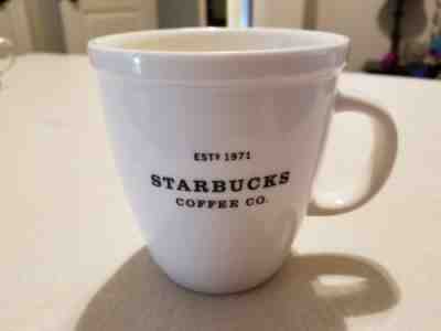 2001 Starbucks Classic Coffee Mug 18oz Large BARISTA White Est 1971 - Sold on eBay Nov, 6th 2018 for $17.99