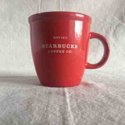 2001 Red Starbucks Barista Coffee Mug w/ White Lettering - Sold on eBay Nov, 4th 2018 for $11.80