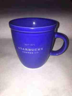 2001 Starbucks Coffee Co. Est 1971 Cobalt Blue Abbey Barista 16 oz Large Mug . - Sold on eBay Nov, 3rd 2018 for $24.99