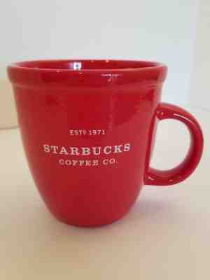 2001 Starbucks Barista Coffee Mug Cup Red - Perfect Condition! - Sold on eBay Nov, 2nd 2018 for $10.00