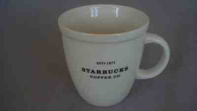 Starbucks Coffee Company 2001 Barista "Estd 1971" Co. Abbey Mug - Sold on eBay Oct, 29th 2018 for $9.99