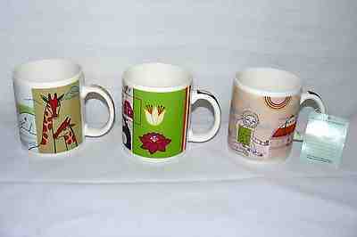 STARBUCKS 2001 14 OZ SET 3 SOUVENIR COFFEE MUGS LATIN AMERICA MEXICO INDONESIA - Sold on eBay Oct, 26th 2018 for $20.00