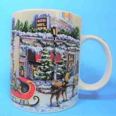 STARBUCKS 2001 CHRISTMAS HOLIDAY SCENE MUG (MINT!) - Sold on eBay Oct, 13th 2018 for $30.00