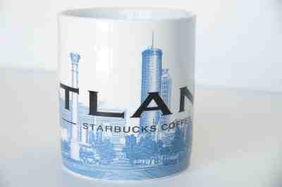 Starbucks Atlanta WHITE Mug Skyline Series 2002 HOTlanta 16 oz - Sold on eBay Nov, 18th 2018 for $14.00