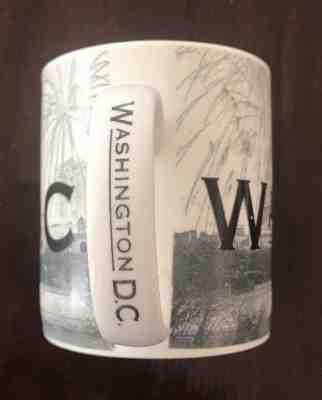 Starbucks Washington DC Mug 2002 Skyline Series One Large 18 Fluid Ounce - Sold on eBay Nov, 16th 2018 for $12.75