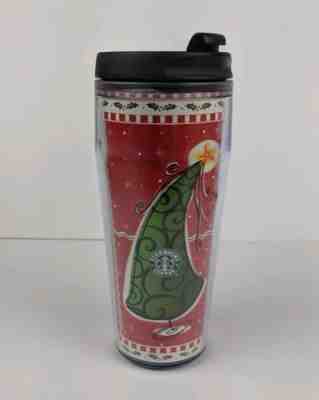 Starbucks Coffee Travel Mug Christmas Tree Presents Stocking Candy Cane 2002 - Sold on eBay Nov, 14th 2018 for $8.00