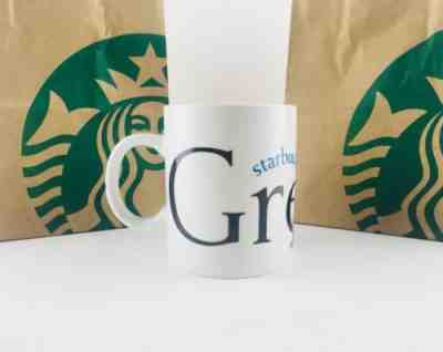 Starbucks 2002 Greece Collectors Series Coffee Mug 16oz - Sold on eBay Nov, 14th 2018 for $4.99