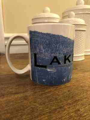 STARBUCKS 2002 18 OZ LAKE TAHOE Skyline BARISTA SKYLINE SERIES ONE COFFEE MUG - Sold on eBay Nov, 12th 2018 for $8.50