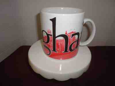 Starbucks Coffee Tea Mug Shanghai City Mug Collectors Series White Red 2002 - Sold on eBay Nov, 11th 2018 for $9.31