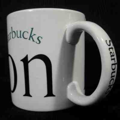 Starbucks Collector's Series City Mug 2002  London Big Ben Clock Tower 20 oz Cup - Sold on eBay Nov, 10th 2018 for $16.99