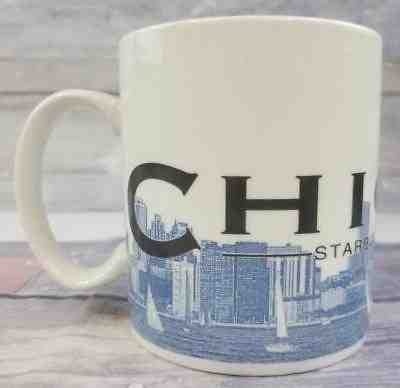Starbucks Chicago, Illinois 2002 Barista City Scenes Skyline Series 1 Coffee Mug - Sold on eBay Nov, 10th 2018 for $11.01