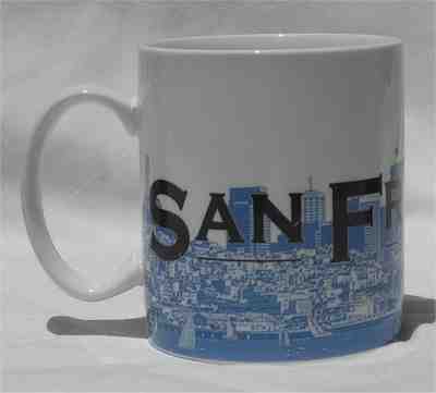 2002 Starbucks Skyline Series One San Francisco Coffee Mug - Sold on eBay Nov, 10th 2018 for $11.49